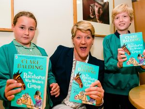 Supporting image for story: ‘Be brave’ Clare Balding tells Telford pupils as she launches book