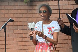 An event at Wolverhampton Civic Centre was held to remember the Windrush Generation and raise the WIndrush flag.
Mel Chevannes CBE was later honoured with a bust of her unveiled at Wolverhampton Art Gallery