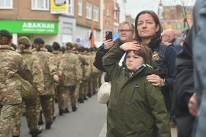Nate Davies, aged 8, and Natalie Littlewood from Shawbury in Shrewsbury