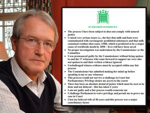 Supporting image for story: 'I would do it again' says Owen Paterson in angry response to 'biased' inquiry