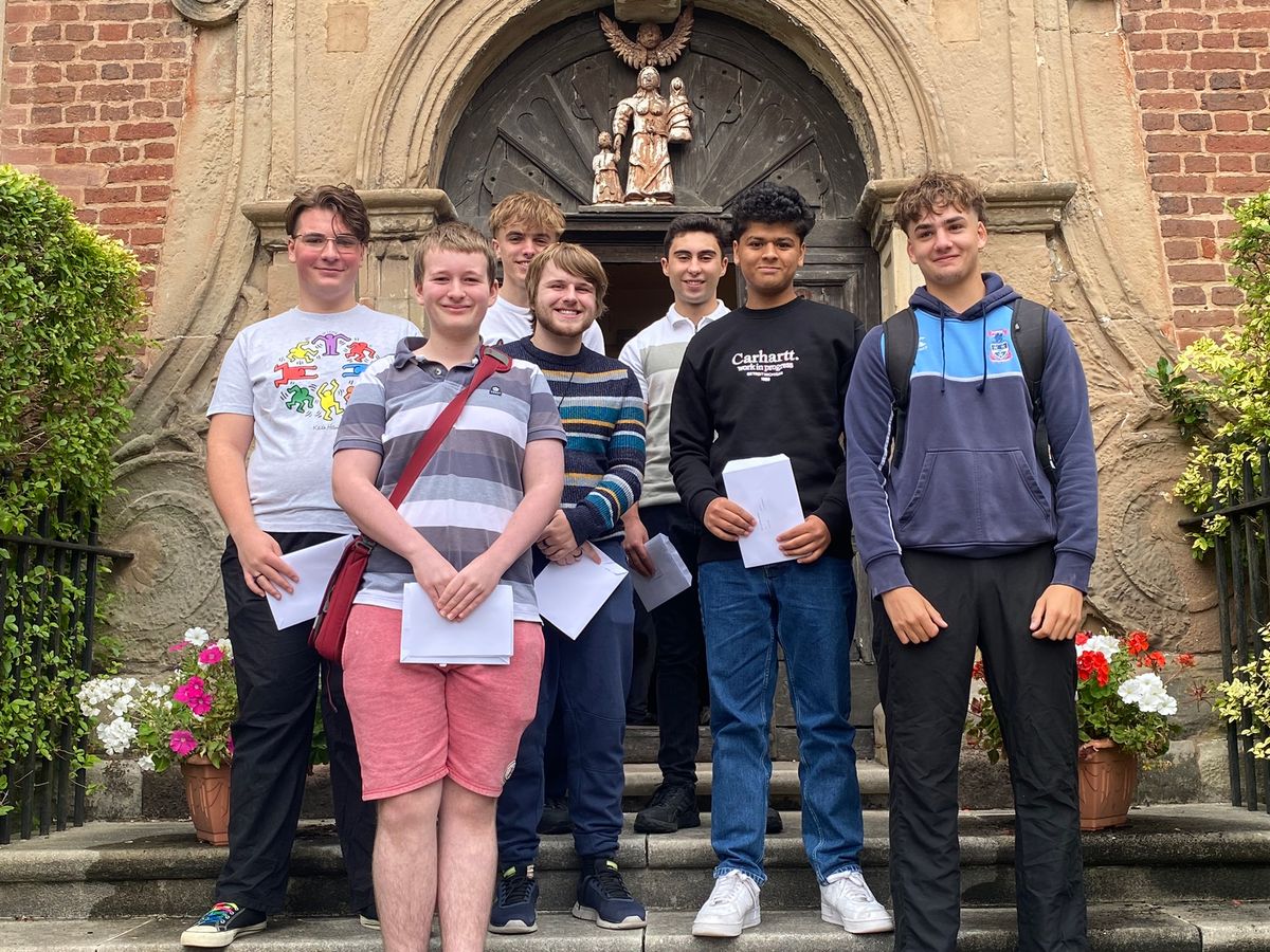 Old Swinford Hospitals final all-boys cohort celebrate superb GCSE results