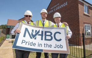 Josh Birch, site manager at the Persimmon Homes St Johns Grange development in Lichfield