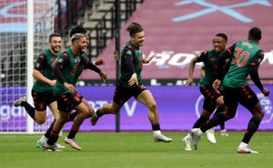 Aston Villa's Jack Grealish celebrates