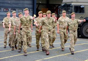 The 4th Battalion The Mercian Regiment based in Wolverhampton