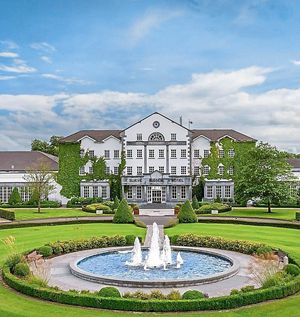 Magnificent – the front of the Slieve Russell Hotel, Golf and Country Club