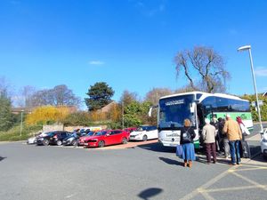 One of the Wellington Rail Replacement coaches.