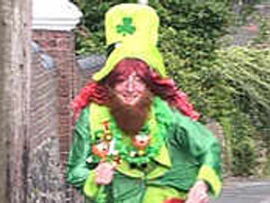 Supporting image for story: Loopy Leprechaun's marathon effort