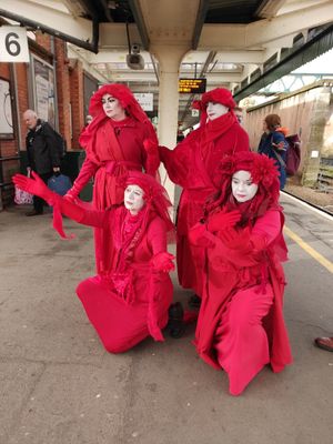 Red Rebels at Shrewsbury 