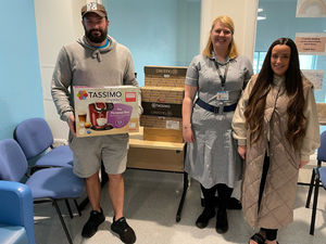 Supporting image for story: Couple donate coffee machine to Wolverhampton bereavement suite