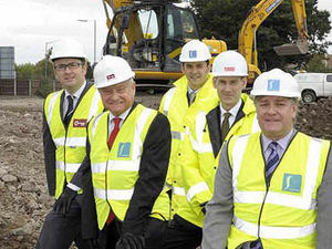 Supporting image for story: Foundations laid for £75m offices