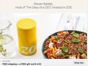 Supporting image for story: Zoe supplement ad banned over ultra-processed claims