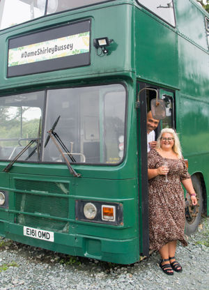 Nicola Thomas and Eddie Logan at Stanford Farm in Shrewsbury