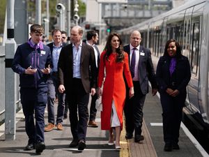 Supporting image for story: William and Kate take the Tube to the pub as London prepares for coronation