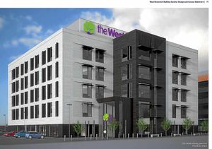 Vision – an artist's impression of how the building will look once it is finished next year.