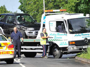 Supporting image for story: Woman in hospital after rush hour car crash