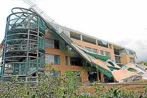 The building hit the headlines during construction in 2011 when part of the roof canopy collapsed