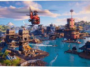 Supporting image for story: Fortnite floods its island for new season update