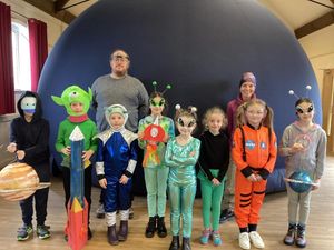 Supporting image for story: A Planetarium comes to Knighton School – thanks to the Co-op