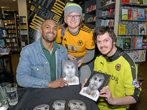 Supporting image for story: Wolves fans queue out the door to meet Carl Ikeme in Wolverhampton book signing