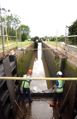 Work is getting under way across the canal network