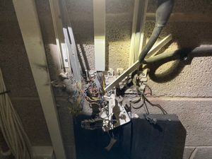 Damaged electrics at the property