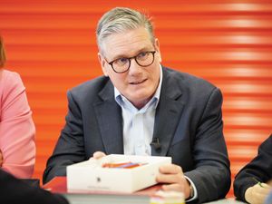Sir Keir Starmer on a visit to the South West