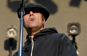 Liam Gallagher on stage