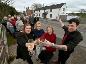 Supporting image for story: 13 celebratory photos as Shropshire pub saved by community opens again - just in time for Christmas