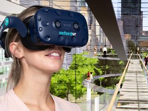 Supporting image for story: Don’t look down: Virtual reality used to confront fear of heights