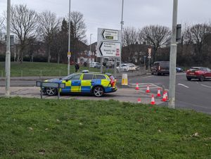 A man has died after being hit by a bus in Dudley