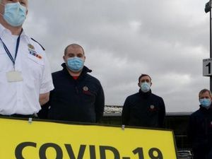 Supporting image for story: Firefighters assisting Shropshire coronavirus jab roll out 