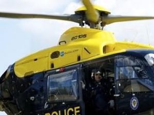 Supporting image for story: Police helicopter helps make nine arrests