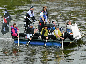 Supporting image for story: Crews paddling to success at Arley raft race