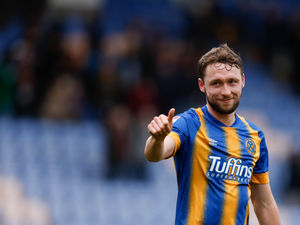 Supporting image for story: Shrewsbury's Matthew Pennington earns a salute from manager ahead of 100th appearance