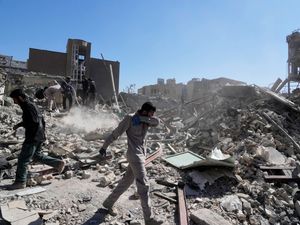 Supporting image for story: Iran strikes US embassy in Saudi Arabia as war expands yet again