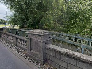 The Meole Brace Footbridge will be removed and refurbished. Picture: Google.  