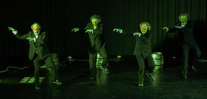 Shropshire Drama Company performing Bouncers at The Edge Arts Centre, Much Wenlock. Photo: Andy Brooks