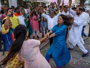 Supporting image for story: Modi claims victory for his alliance in India’s general election