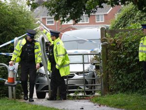 Police in Hi-vis at Franklin Park in Leicester