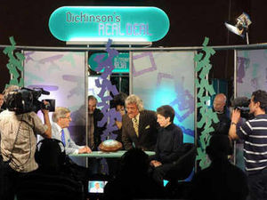 Supporting image for story: David Dickinson is the real deal at leisure centre