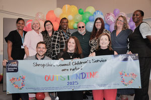 Supporting image for story: Shropshire Fostering Celebrates ‘Outstanding’ Contribution to Children's Services. Ofsted recognises foster carers and fostering team as key to bringing "love back into the system"