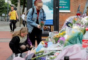 Fans at the Black Sabbath Bridge. Photo: Joseph Walshe/SWNS