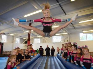 Supporting image for story: Cheerleading Panthers claw in the cash thanks to Lottery funding