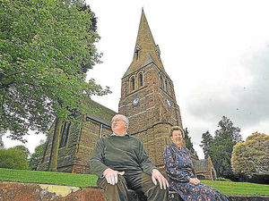 Supporting image for story: Long-awaited repair works start on church's spire and tower stonework
