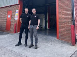 PTS Group’s managing director Ed Roe (left) and technical director Steve Baldwin