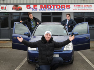 Supporting image for story: Telford dealership donates second-hand car to care company