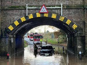 Supporting image for story: Two more drivers have to be rescued after finding themselves stranded in flood water 