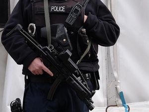 Supporting image for story: Armed police arrest man spotted waving air pistol out of vehicle