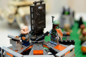 Boba Fett and Han Solo in carbonite