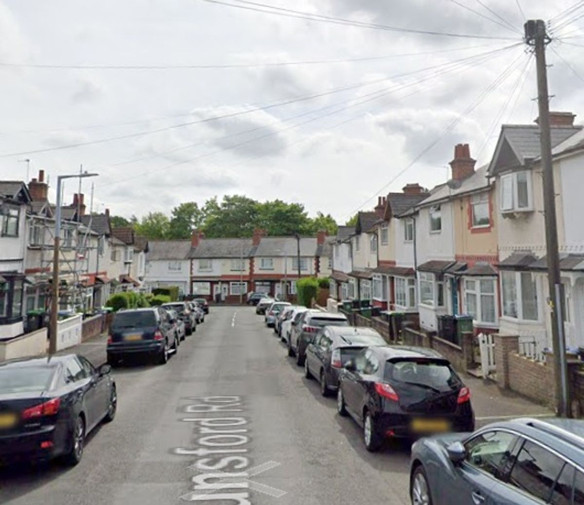 Four people led to safety by firefighter from house blaze in Bearwood - crews remain at the scene